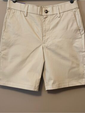 Banana Republic Chino Shorts Tan Mens 30 Preppy Casual Summer NWT